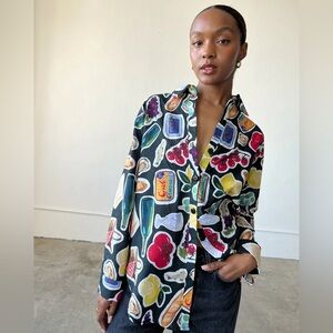 Lisa Says Gah Tessa Button Down